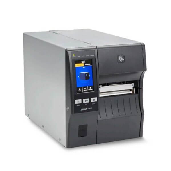 Zebra ZT411, 8 punti /mm (203dpi), Disp. (colour), RTC, EPL, ZPL, ZPLII, USB, RS232, BT (4.1), Ethernet